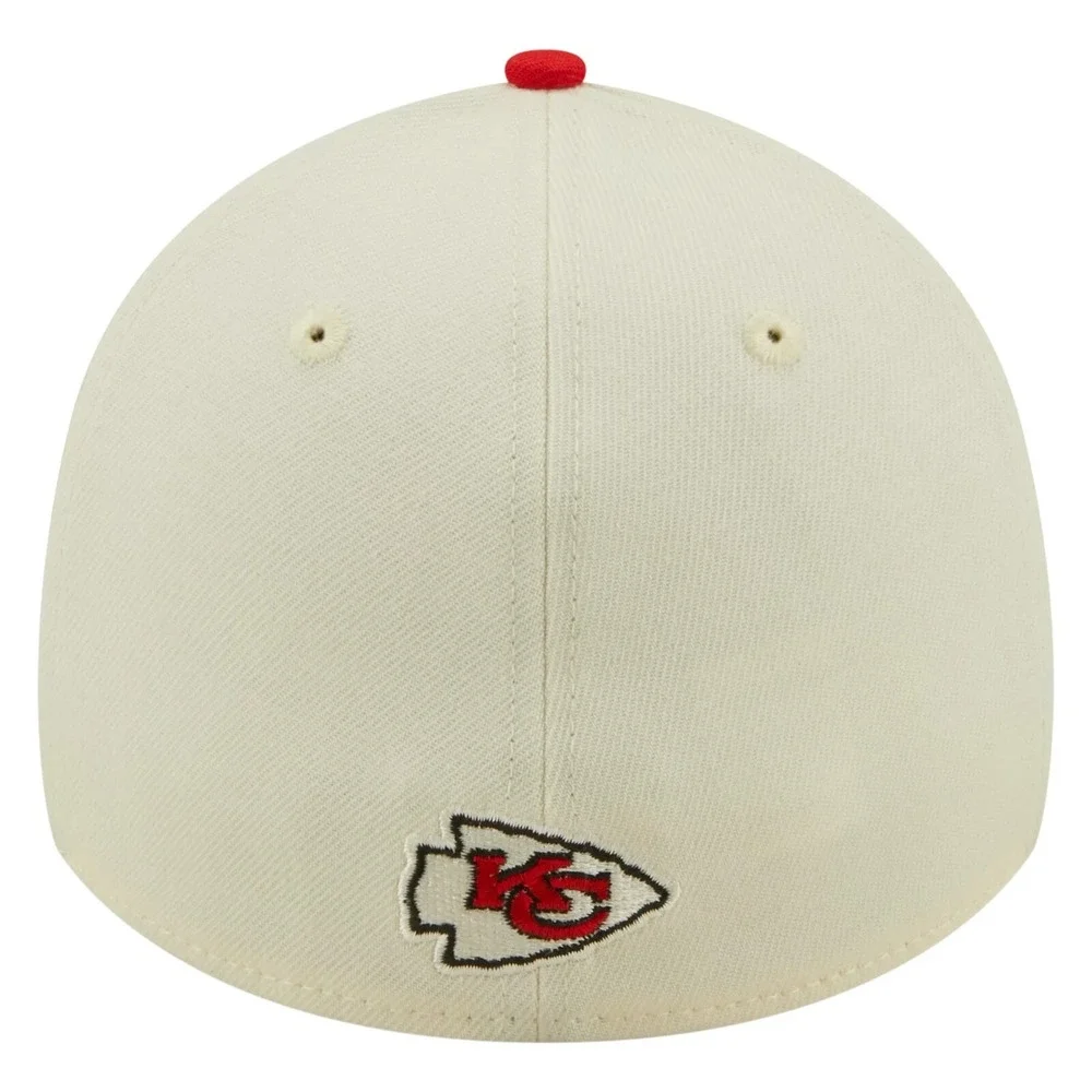 Kansas City Chiefs New Era 39THIRTY NFL Sideline On-Field Chrome Hat Med/Large